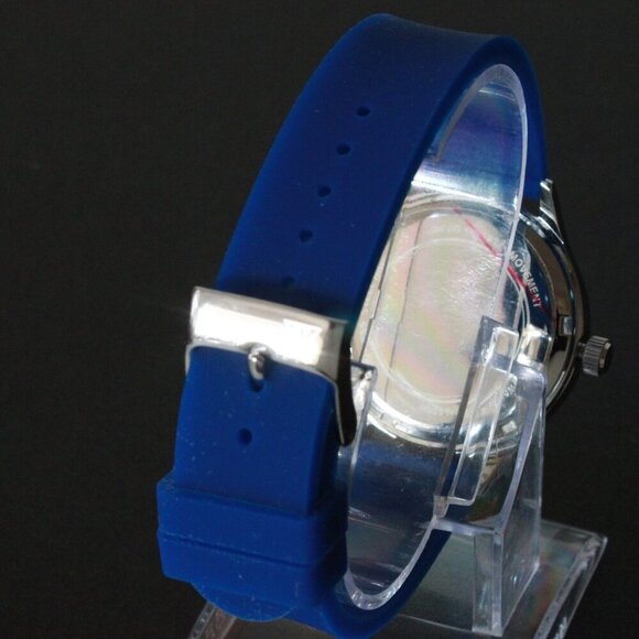 Dakota RN Quartz Nurse Watch Blue Rubber Strap Japanese Movement 35mm - Picture 11 of 13